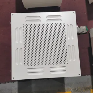 Aangepast Formaat Ventilatiesysteem Gepoedercoat/Roestvrij Staal Hepa Terminal Filter Box Module Dop Hepa Box