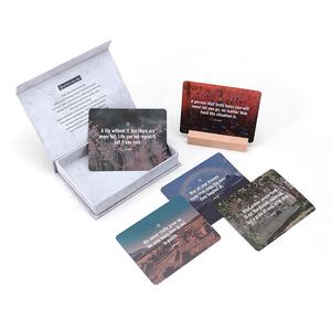 Высококачественные настраиваемые карточки-аффирмации для психического здоровья и игр, с возможностью выбора размера, печать на колодах - Product Image 4