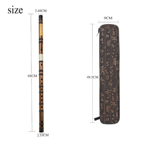 Instrumento de <span class=keywords><strong>flauta</strong></span> de bambú música <span class=keywords><strong>Dizi</strong></span> <span class=keywords><strong>flauta</strong></span> profesional hecho a mano chino Musical llave de viento de madera de C D G E F - Product Image 4