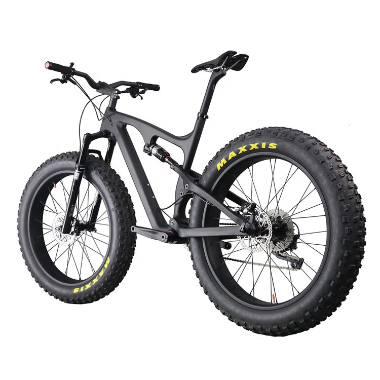 26erフルサスペンションバイクフロントフォークカーボン