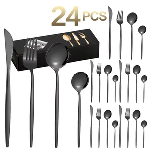 Modern Stainless Steel Steak Knife <b>Flatware</b> Set Hotel Western Cutlery for Parties - Product Image 5