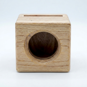 Hucha de Madera Natural Ecológica con Agujero, Decoración para el Hogar, Caja de Almacenamiento de Escritorio, Regalo de Empresa con Logotipo Personalizado y Grabado - Product Image 1