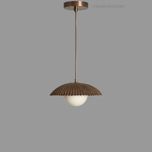Luminaire suspendu contemporain de style Mid-Century Modern en laiton avec abat-jour en verre givré, globe vintage, luminaire suspendu au plafond - Product Image 4