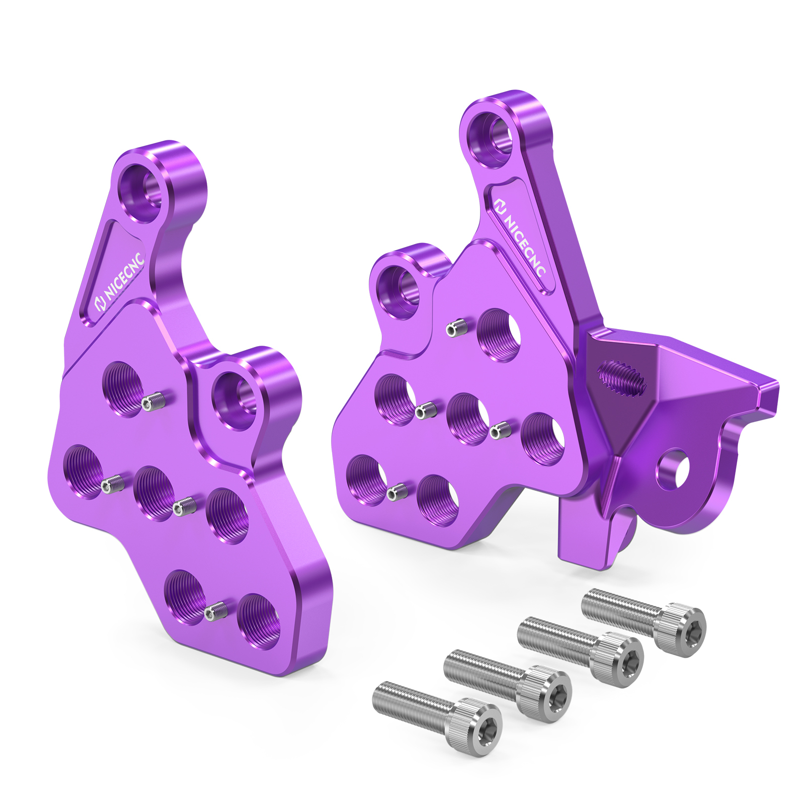 Support de repose-pieds-violet
