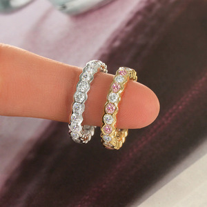 Anello esagonale da donna con design geometrico, accessorio da dito per uso quotidiano - Product Image 6