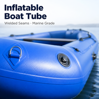 Tissu enduit Hypalon CSM personnalisé, imperméable et résistant aux déchirures, avec résistance aux hautes températures et aux UV, pour bateaux pneumatiques