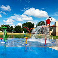 Aire de jeux aquatiques extérieure durable et de haute qualité avec arroseur, jouet aquatique pour enfants pour parc aquatique et jardin