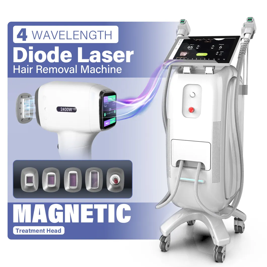 Mesin laser penghilang rambut, mesin penghilang rambut laser permanen ice diodo Harga diode 755 808 940 1064nm 1200w 1600w