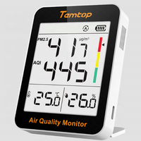 Detector de Gases de Calidad del Aire PM2.5, Termómetro Higrómetro de Alta Precisión para el Hogar S1 UP