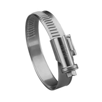 Collier de serrage à vis sans fin DIN3017 à couple élevé en acier inoxydable 201 304 de type allemand pour raccord de tuyau d'eau automobile