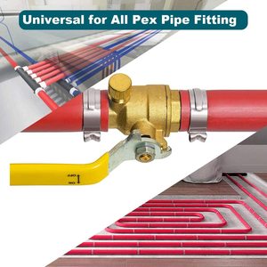 Pince à <span class=keywords><strong>sertir</strong></span> PEX 1/2mm, anneaux à <span class=keywords><strong>sertir</strong></span> en acier inoxydable, pour connecteurs de tuyau PEX - Product Image 3