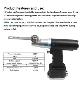 Dual Electric Bone <strong>Drill</strong> Orthopedic Bone <strong>Drill</strong> Removable Chuck <strong>Medical</strong> Power Instruments Orthopedic Saw - Product Image 4