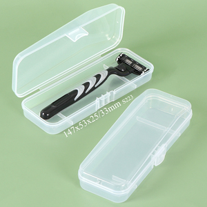 SUNSHING Étui de voyage en plastique pour rasoir manuel pour homme, protège-lame de rasoir portable, étui pour rasoir de sécurité - Product Image 2