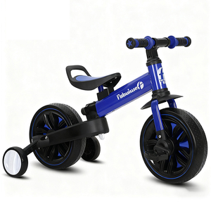 Vente en gros de poussettes pliantes à 3 roues en métal et en plastique, trotteur pour bébé, scooter, tricycle avec roues d'apprentissage pour enfants - Product Image 4