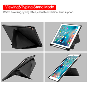 <span class=keywords><strong>Funda</strong></span> con Soporte para <span class=keywords><strong>iPad</strong></span> 9.7 2018 con Porta Lápiz, <span class=keywords><strong>Funda</strong></span> de TPU para <span class=keywords><strong>iPad</strong></span> 2018 de 9.7 Pulgadas con Función de Activación/Suspensión Automática - Product Image 2