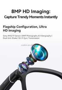 Kacamata Pintar X01 Ultra AI Translate dengan Charger Case, Kacamata Hitam Fotokromik, ChatGPT, Musik, Panggilan, Koneksi WiFi, dan Kamera - Product Image 3