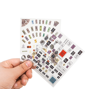 Customized A3 A4 A5 A6 Transparent Sticker <b>Sheet</b> Custom Personalized Clear Kiss Cut <b>Sheets</b> Sticker with Transparent Backing - Product Image 3