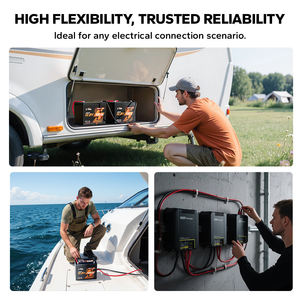 <span class=keywords><strong>Cable</strong></span> de batería LiTime, Cables de inversor de energía de batería de 4AWG, <span class=keywords><strong>Cable</strong></span> de batería de cobre estañado de oxígeno para coche, motocicleta Solar Marina RV - Product Image 3