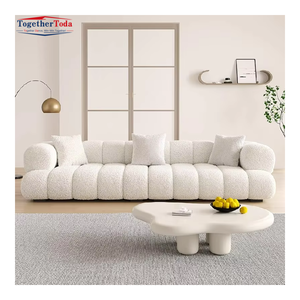 Divano a forma di L per il tempo libero domestico comodo angolo a forma di L di lusso divano letto mobili per il tempo libero combinazione di mobili - Product Image 2