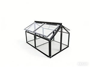 Kit de <span class=keywords><strong>Invernadero</strong></span> de Vidrio para Jardín Exterior, <span class=keywords><strong>Mini</strong></span> <span class=keywords><strong>Invernadero</strong></span> con Marco de Aluminio para Patio, Vivero y Cultivo de Hierbas - Product Image 1