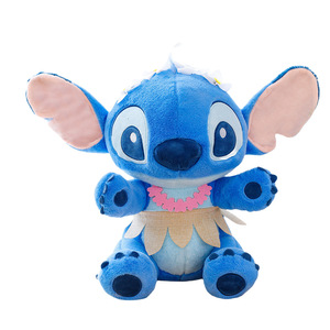 Nuovo peluche <span class=keywords><strong>Stitch</strong></span> con gonna hula, simpatico personaggio dei cartoni animati, bambola per bambini, bambola da commercio estero, portachiavi - Product Image 5