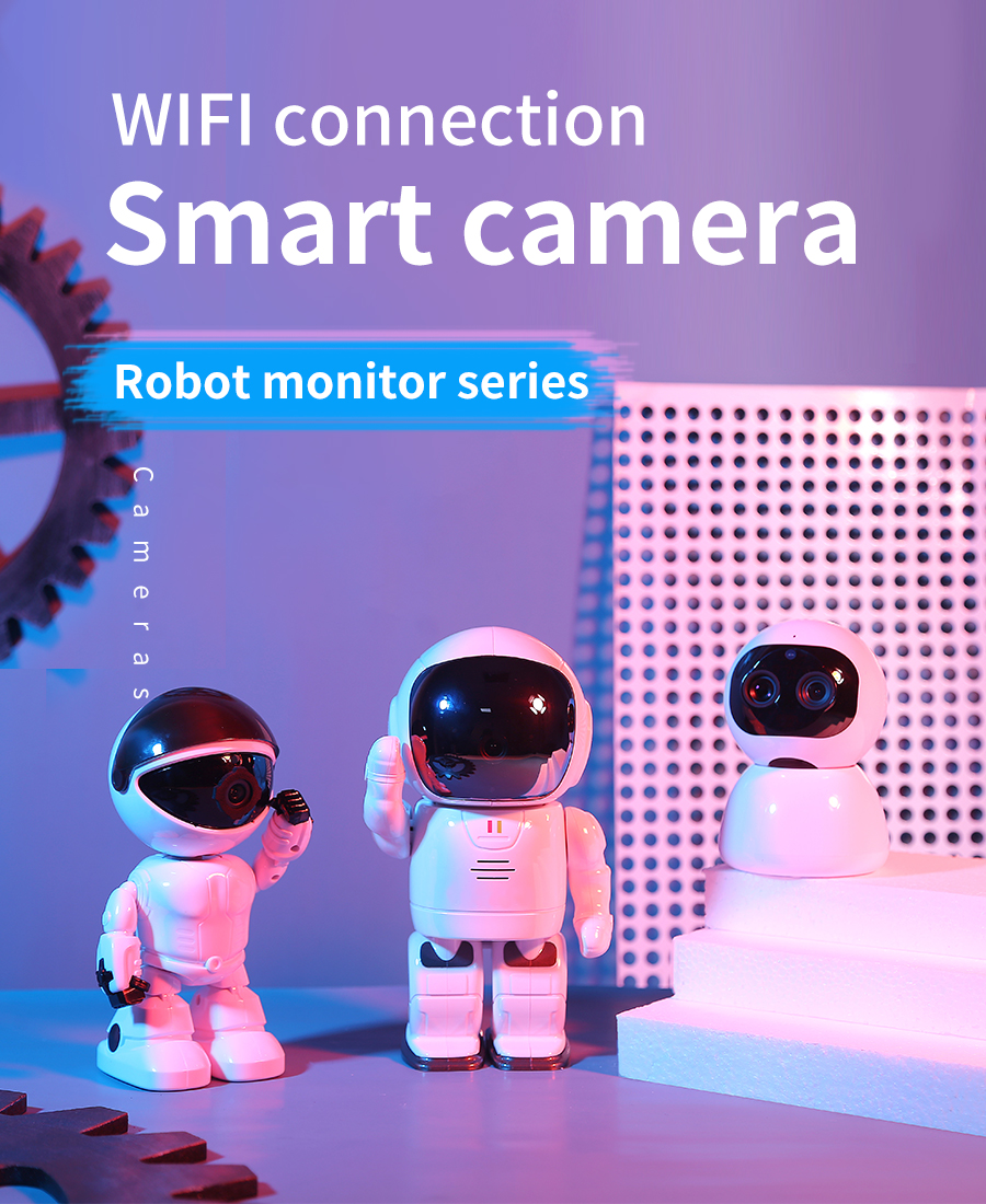 RSH  4X Digital Zoom AI Human Detect PTZ Indoor Wifi IP Camera Surveillance 1080P HD PTZ Wireless Camera