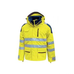 Parka impermeable de color amarillo fluo, protección EAN 8033546386255, protección contra todo tipo de clima, de tipo Backer Yellow Fluo - Product Image 1