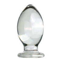 Großer Transparenter Glas-Analplug für Männer und Frauen zur Selbstbefriedigung und zum Flirten Erwachsenenprodukte Sexspielzeuge