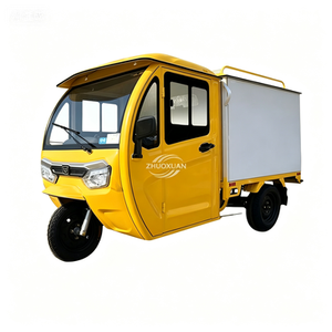 Triciclo Eléctrico Cerrado de 2 Puertas con Capacidad de Carga de 200 kg y Compartimiento de Almacenamiento para Logística - Product Image 5