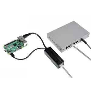 Répartiteur industriel Gigabit PoE 5V Type-C Isolation de circuit de boîtier métallique Commutateur Ethernet Répartiteur POE