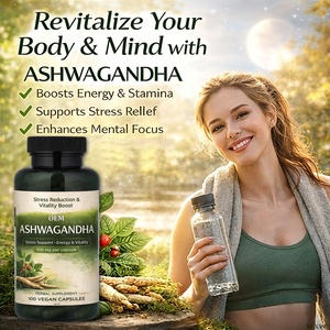 แคปซูลอัชวากันธา 100% จากธรรมชาติ ยี่ห้อสินค้าส่วนตัว ขนาด <span class=keywords><strong>450</strong></span> มก. อาหารเสริมสมุนไพรวีแกน ช่วยลดความเครียดและบรรเทาอาการ - Product Image 5