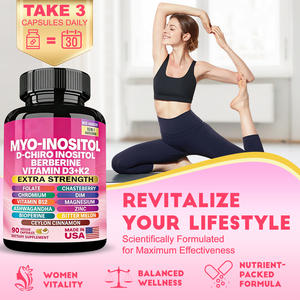 كبسولات ميو-إينوسيتول ودي-كيرو إينوسيتول وبربرين 16 في 1 بالجملة من المصنع، 90 كبسولة، مكمل غذائي بدرجة غذائية، تصنيع حسب الطلب لتعزيز المناعة - Product Image 4