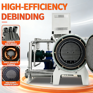 2200 ° Horno de sinterización y desgasificación al vacío con calentamiento por grafito para metalurgia de polvos <span class=keywords><strong>MIM</strong></span>/CIM - Product Image 4