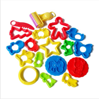 Lot de 24 outils de peinture en plastique d'argile de couleur pour bricolage pour fournitures d'art pour enfants