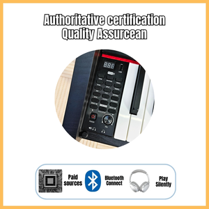 Piano numérique 88 touches pondérées progressives marteau Action clavier débutants professionnels droit <span class=keywords><strong>classique</strong></span> banc Midi - Product Image 2