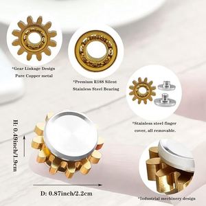 Mini Metal Gear <b>Gyroscope</b> <b>Toy</b> Antistress Portable Adults Stress Reliever Autism ADHD Kids Birthday Christmas Gift - Product Image 4