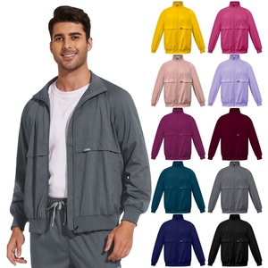 Uniformes hospitaliers pour hommes et femmes, vestes à fermeture éclair, vestes uniformes d'hôpital pour salon de beauté, spa, uniforme d'infirmière médicale - Product Image 1