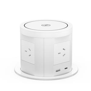 वायरलेस चार्जर <span class=keywords><strong>4</strong></span> एसी आईफोन एंड्रॉइड उपकरणों के लिए 15 ए 125 वी ऑफिस किचन काउंटरटॉप पॉप सॉकेट स्विच टॉप - Product Image 2
