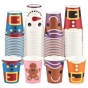 Vasos de Papel Desechables de <span class=keywords><strong>Pared</strong></span> Simple al por Mayor, Vasos de Café con Tapa y Logotipo Personalizado, Ecológicos para Bebidas Calientes y Frías - Product Image 1