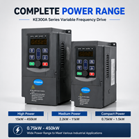 Variateur de fréquence intelligent KE300A pour systèmes de contrôle et d'automatisation de moteurs industriels monophasés/triphasés 220V-480V