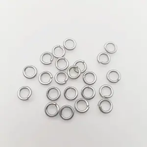 Gb93/8 राष्ट्रीय मानक खुला वसंत वॉशर फ्लैट पैड स्टेनलेस स्टील पीतल के मानक विभाजन शैली सादे लॉक स्प्रिंग वॉशर - Product Image 2