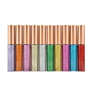 Cosmétiques de maquillage OEM, <span class=keywords><strong>eye</strong></span>-<span class=keywords><strong>liner</strong></span> liquide pailleté, <span class=keywords><strong>fard</strong></span> à paupières brillant, <span class=keywords><strong>fard</strong></span> à paupières liquide pailleté imperméable - Product Image 4