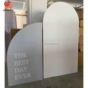 Arco de Fondo de PVC Liso para Bodas, Telones de Fondo Acrílicos, Arco en Forma de Puerta para Decoración de Eventos de Boda - Product Image 1