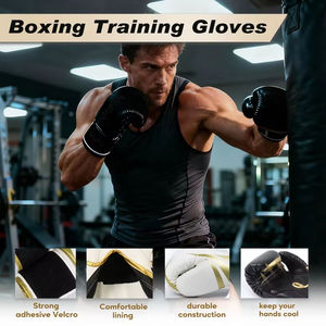 ถุงมือกีฬามืออาชีพ ดีไซน์ใหม่ รับสั่งทำโลโก้ ถุงมือชกมวยพิเศษสำหรับฝึกซ้อม ราคาโรงงานจีน - Product Image 2