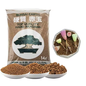 Miscela di Terreno per Bonsai in Giada Rossa e Akadama, Substrato Premium per Alberi Bonsai e Piante Ornamentali - Product Image 1