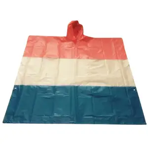 Prezzo di fabbrica esterno moda leggera arcobaleno impermeabile poncho EVA