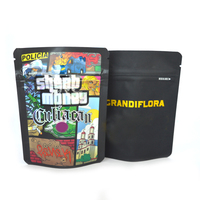 Kemasan Kantong Plastik Mylar Anti Bau Jungle Boys, Kantong Zip Lock Berdiri 3.5g, Kemasan Plastik Anti Anak Berdiri