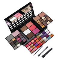 Trousse de Maquillage Professionnelle 74 Couleurs, Kit Cosmétiques avec Fards à Paupières, Brillant à Lèvres et Blush