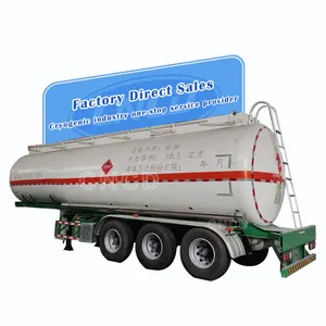 Lpg Gastank Truck Propaan Oplegger Lpg Tanker Voor Chemische Machines Apparatuur