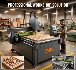 Machine de fraisage CNC tout-en-un avec table à vide pour panneaux MDF, idéale pour le travail du bois, facile à utiliser - Product Image 5
